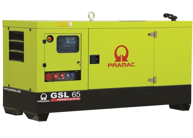 Дизельный генератор Pramac GSL 65 D в кожухе с АВР
