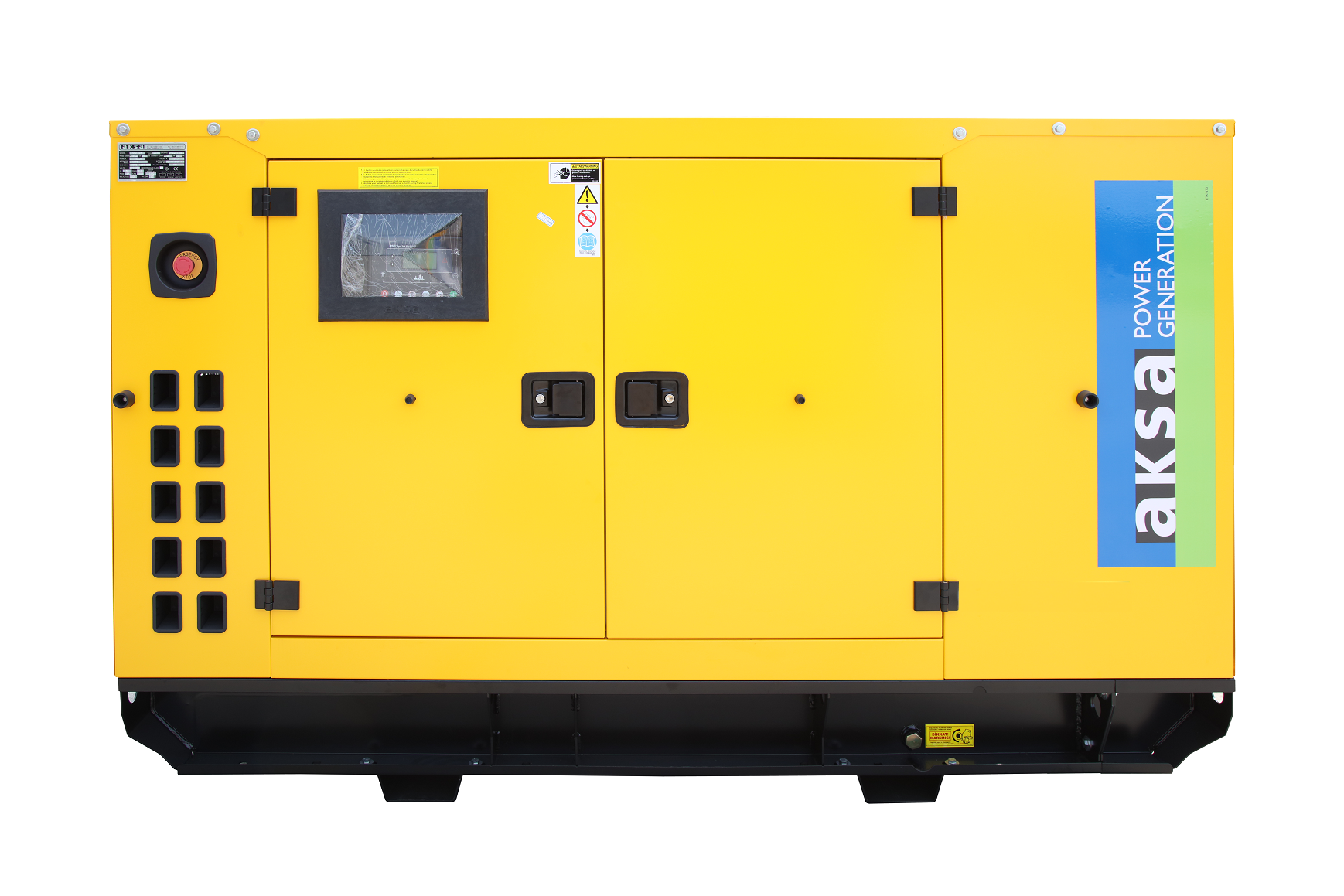 Дизельный генератор Aksa APD-75A в кожухе