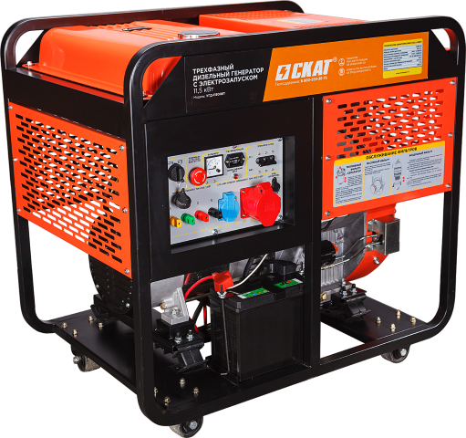 Дизельный генератор SKAT УГД-11500EТ с АВР
