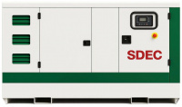 Дизельный генератор SDEC GMP 1100SD в кожухе