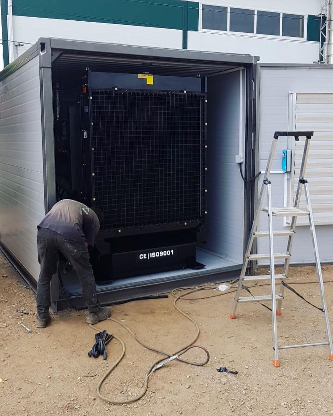 Отгрузили Doosan 500 кВт в контейнере