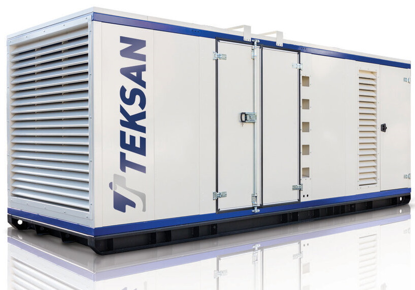 Дизельный генератор Teksan TJ1000BD в кожухе