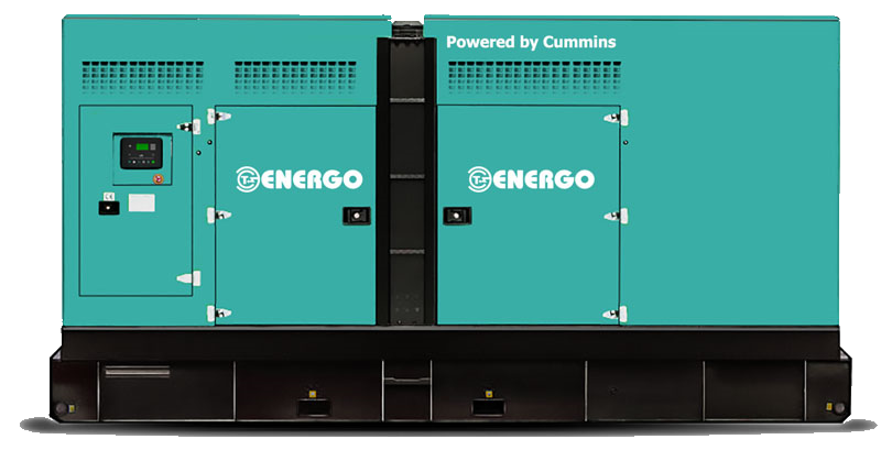 Дизельный генератор Energo AD455-T400C-S в кожухе