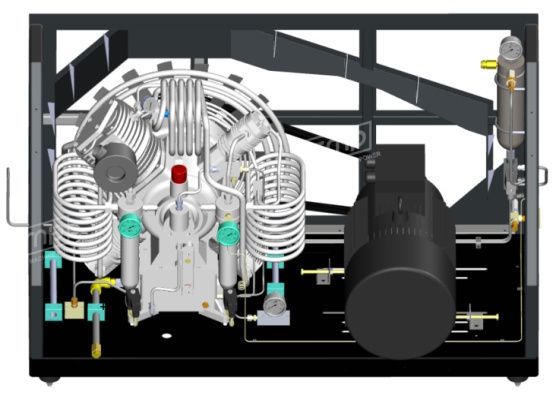 Компрессор для дыхания GMP MCH-B-385/300 (ГОСТ Р 53263-2019)