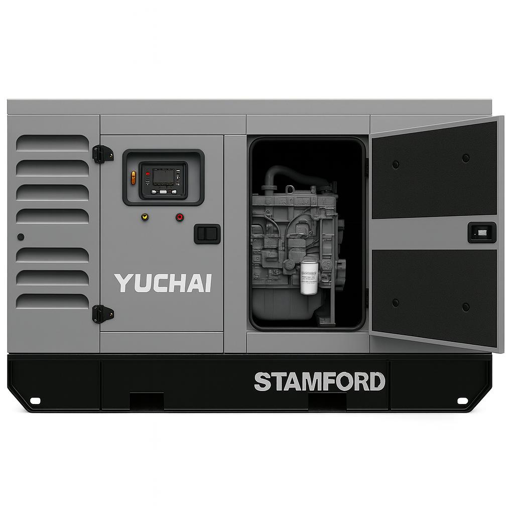 Дизельный генератор Yuchai GMP AY69 в кожухе