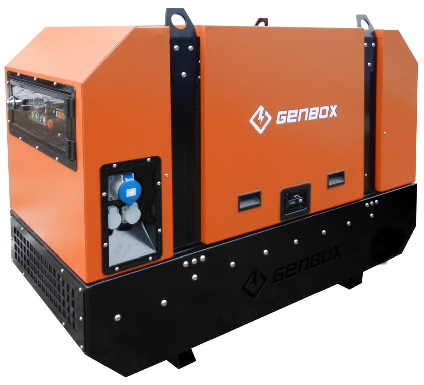 Дизельный генератор GENBOX JD100 в кожухе
