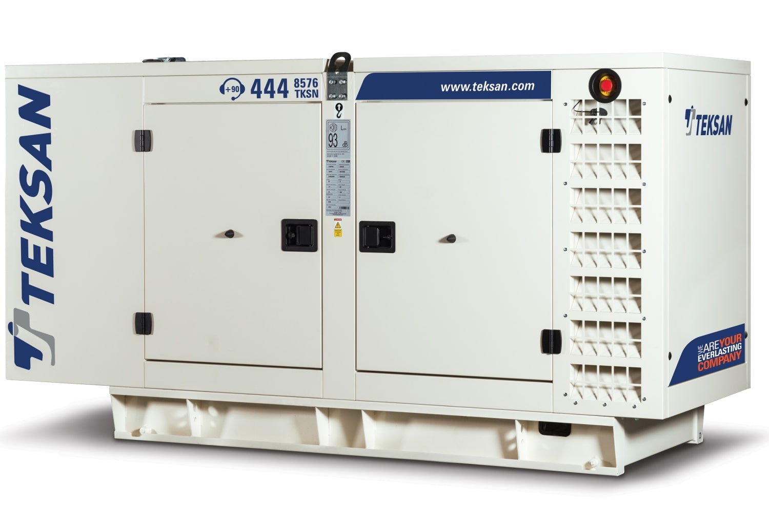 Дизельный генератор Teksan TJ330DW5C в кожухе