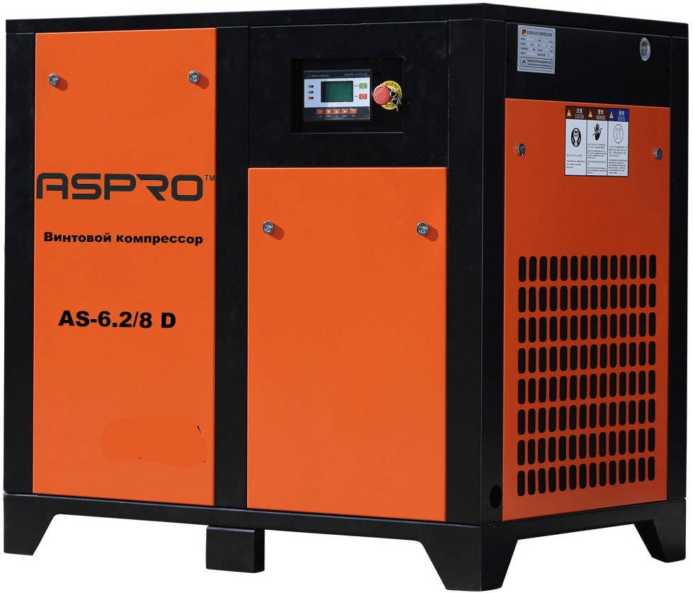 Винтовой компрессор ASair (ASpro) AS-6.2/8-D
