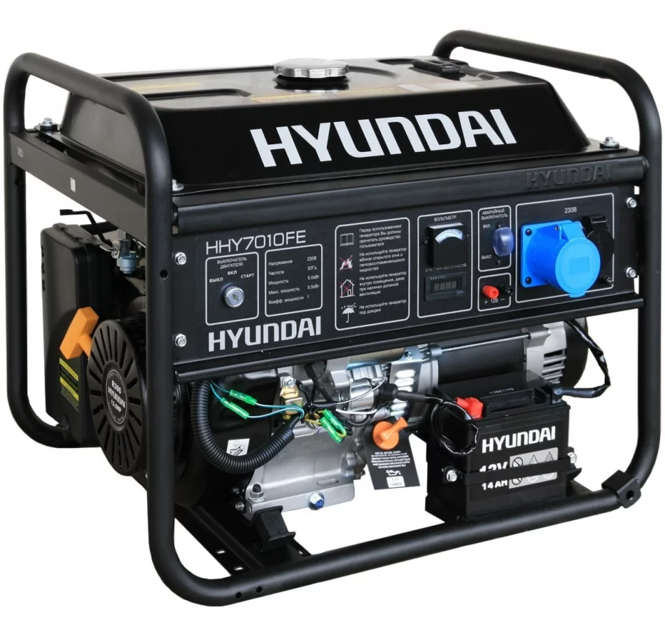 Бензиновый генератор Hyundai HHY 7010FE ATS