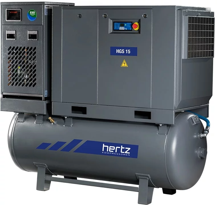 Винтовой компрессор Hertz HGS 7,5-13 500 Compact