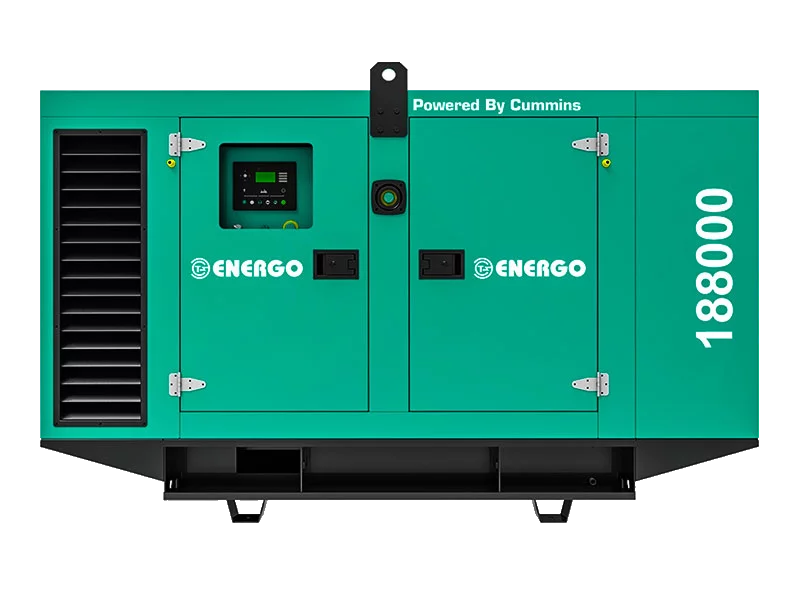 Дизельный генератор Energo AD100-T400C-S в кожухе