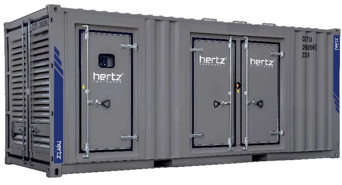 Дизельный генератор Hertz HG 750 BC в кожухе