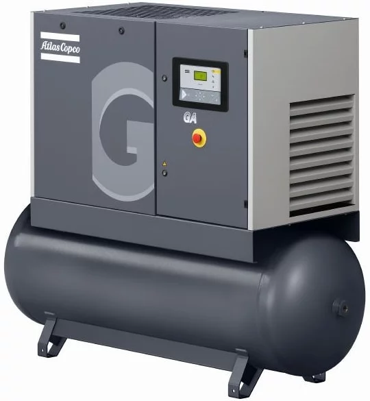 Винтовой компрессор Atlas Copco GA 22 13 с ресивером