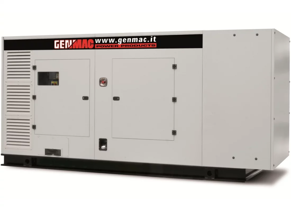 Дизельный генератор Genmac G450IS в кожухе