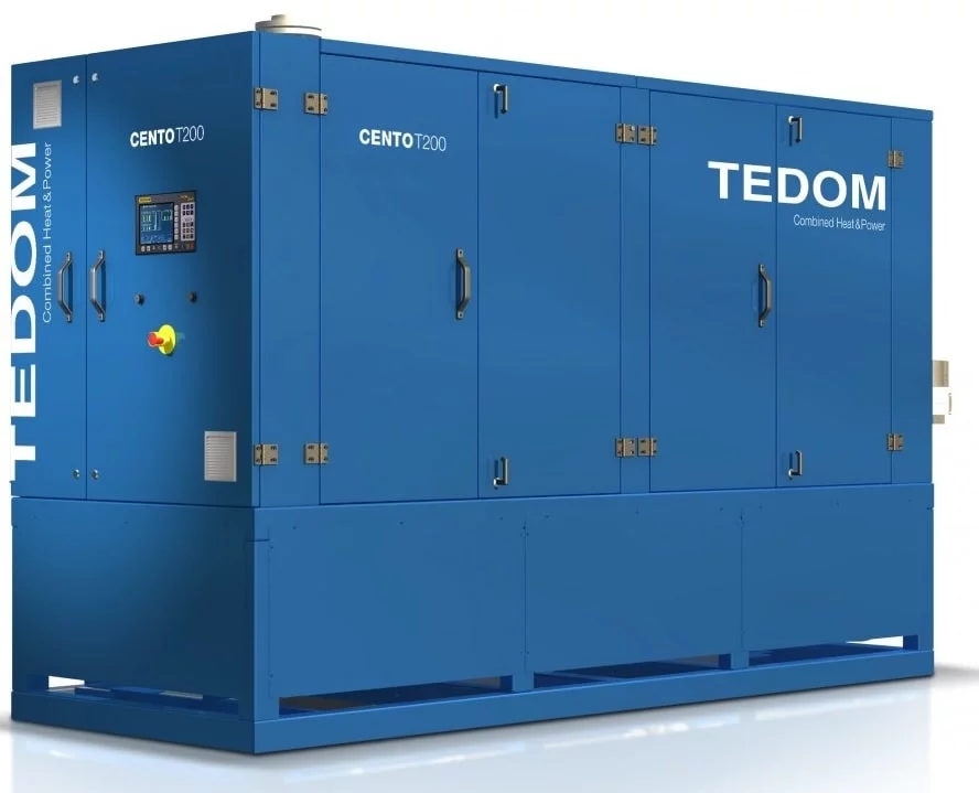 Газовый генератор Tedom Quanto D2000 в кожухе