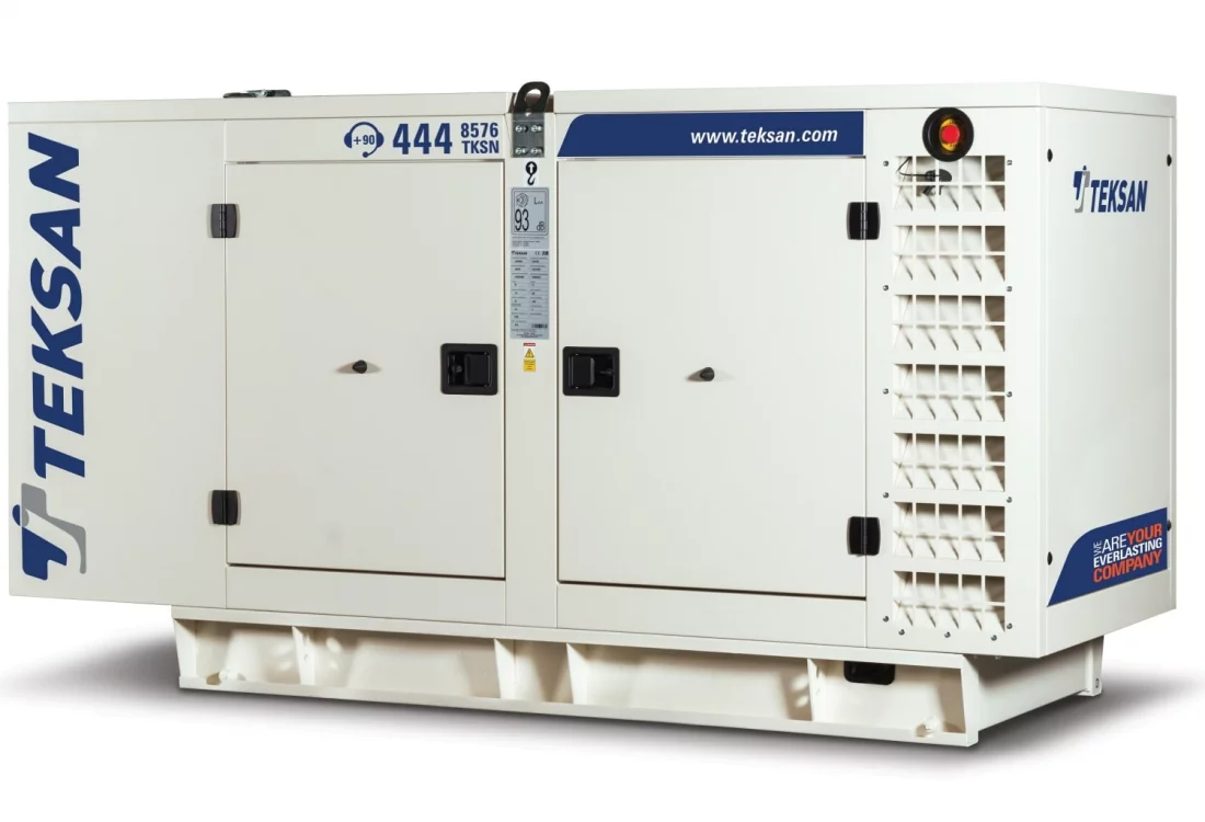 Дизельный генератор Teksan TJ45BD-1 в кожухе