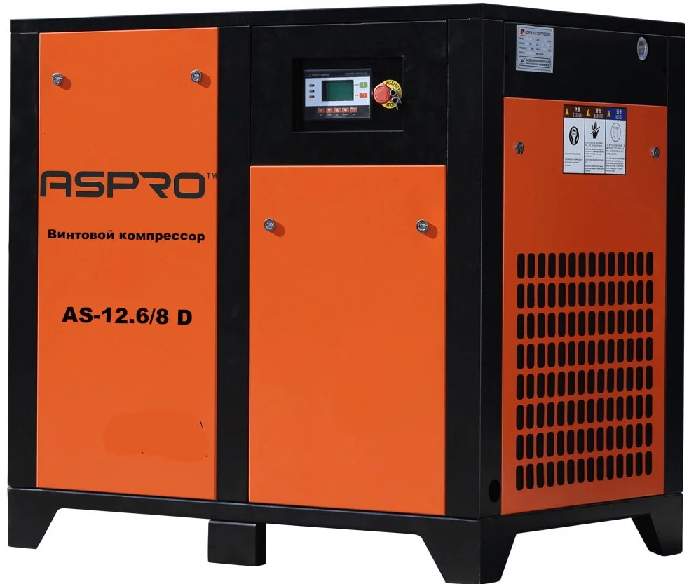 Винтовой компрессор ASair (ASpro) AS-12.6/8-D 