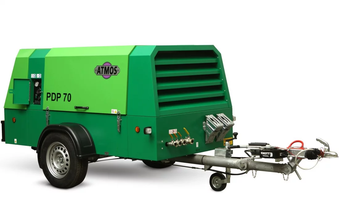 Дизельный компрессор Atmos PDP 65 10 фикс без тормоза