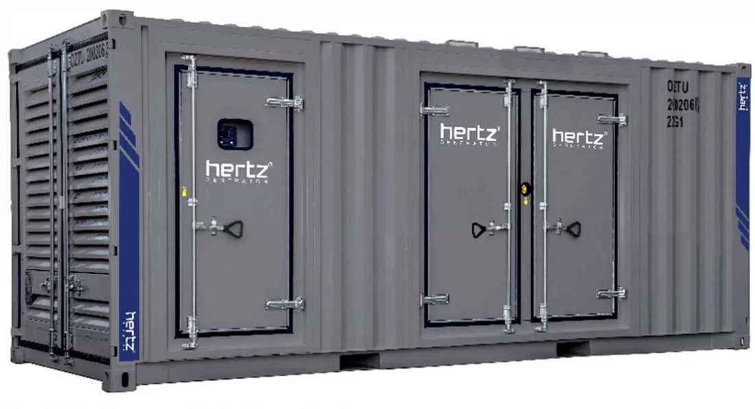 Дизельный генератор Hertz HG 1650 BC в кожухе с АВР