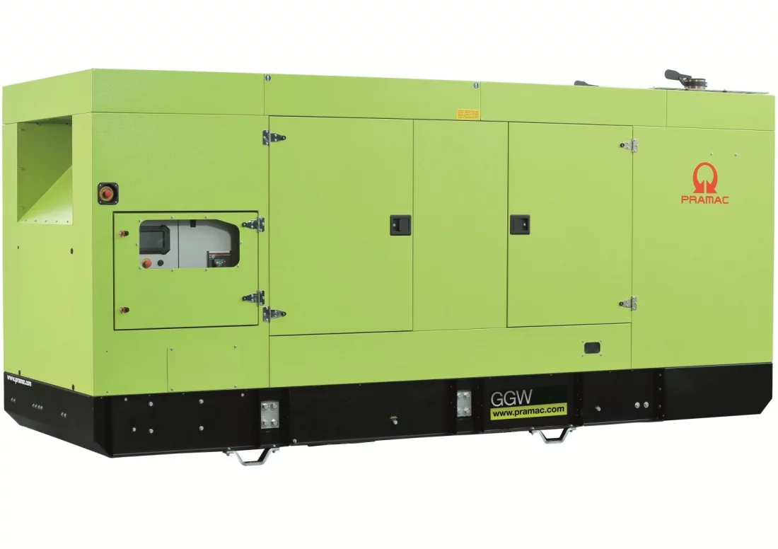 Газовый генератор Pramac GGW100G в кожухе с АВР