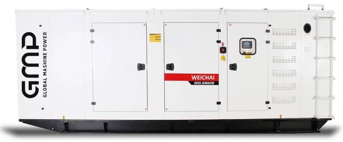 Дизельный генератор Weichai GMP 990WA в кожухе
