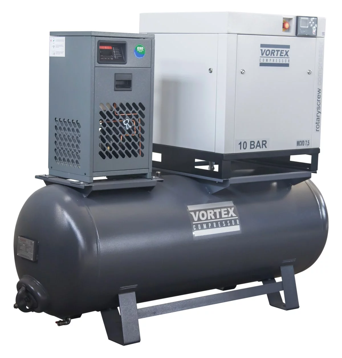 Винтовой компрессор Vortex MCVD 3/200L 7.5 бар
