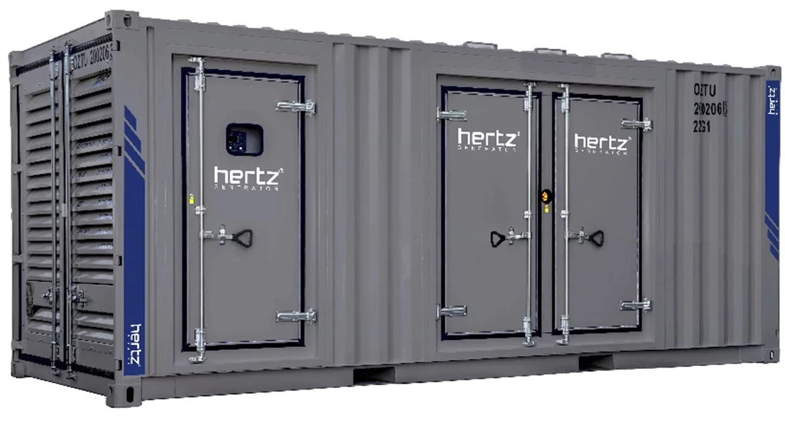 Дизельный генератор Hertz HG 1040 BC в кожухе с АВР