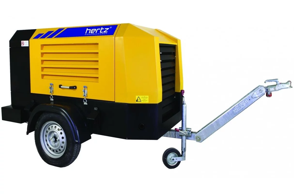 Дизельный компрессор Hertz HPA 64 на шасси