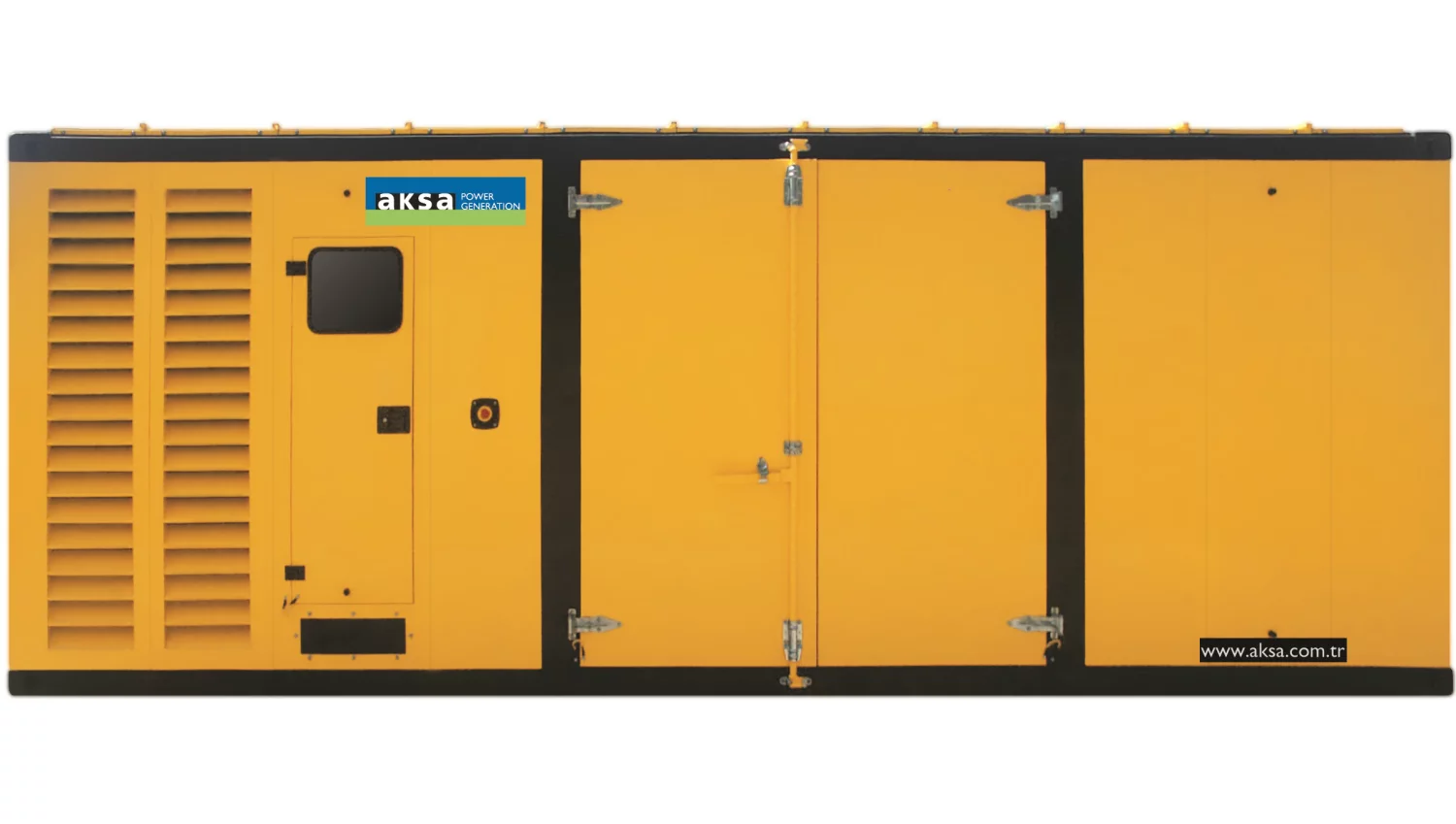 Дизельный генератор Aksa APD-1400P в кожухе с АВР