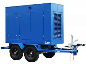 Дизельный генератор ТСС АД-511С-Т400-1РПМ17 на шасси — фото 1