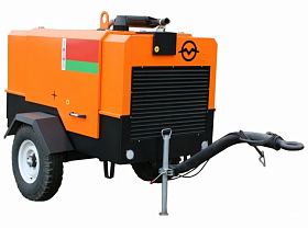 Дизельный компрессор ММЗ-ПВ12/0,7 (с регулируемым дышлом) — фото 1