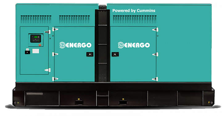 Дизельный генератор Energo AD325-T400CM-S в кожухе