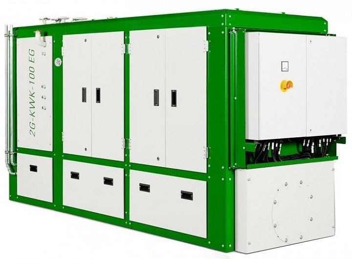 Газовый генератор 2G KWK-100 EG в кожухе