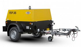Дизельный компрессор Atmos PDP 35 10 регул без тормоза — фото 2