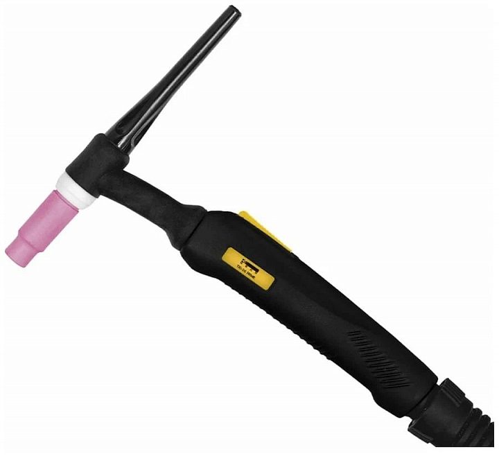 Горелка аргоновая КЕДР TIG-26 PRIME (1 кнопка, СКР35-50,газ быстросъем вст, 2-pin мал.) 8,0м