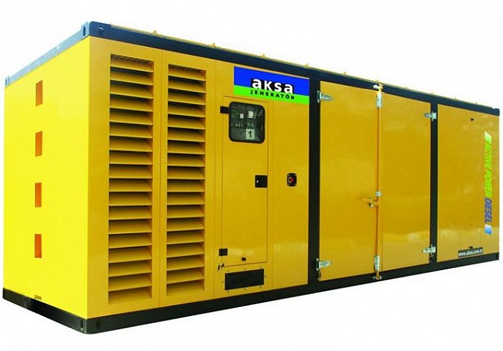 Дизельный генератор Aksa AC-880 в кожухе с АВР