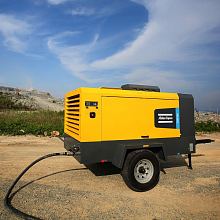 Дизельный компрессор Atlas Copco XAHS 400 PACE 8,6 на шасси — фото 3
