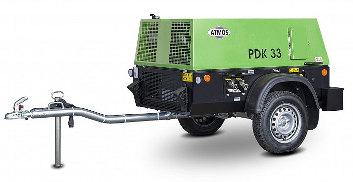 Дизельный компрессор Atmos PDK 33 фикс без тормоза
