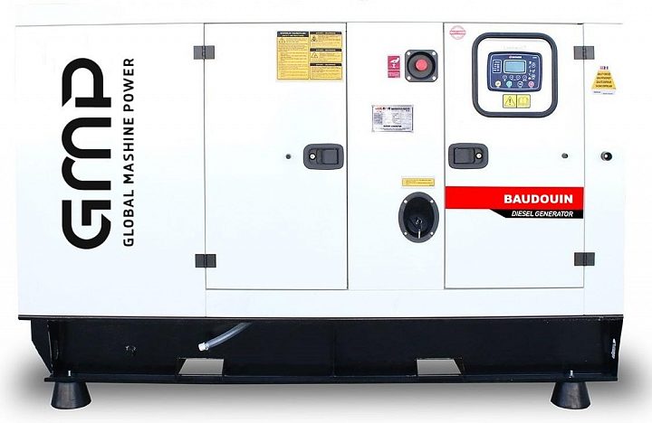 Дизельный генератор Baudouin GMP 72BM в кожухе