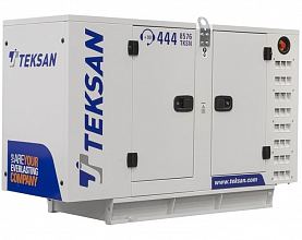 Дизельный генератор Teksan TJ85BD5C в кожухе — фото 2