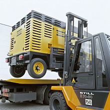 Дизельный компрессор Atlas Copco XATS 487 CD на шасси — фото 2