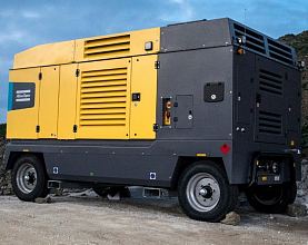 Дизельный компрессор Atlas Copco Y 1260 25 на шасси — фото 1