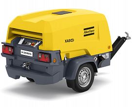 Дизельный компрессор Atlas Copco XAS 48 KD с генератором на шасси — фото 1