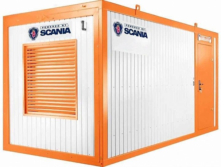 Дизельный генератор Scania GMP 495 в контейнере