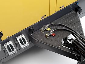Дизельный компрессор Atlas Copco XAHS 447 CD на шасси — фото 4