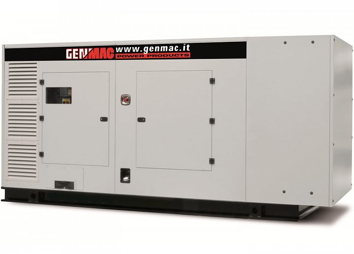 Дизельный генератор Genmac G400PS в кожухе