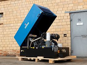 Дизельный компрессор LIUTECH LUY050-7 на шасси — фото 5