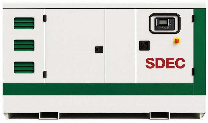 Дизельный генератор SDEC GMP 825SD в кожухе