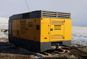 Дизельный компрессор Atlas Copco XRXS 567 CD на шасси — фото 2