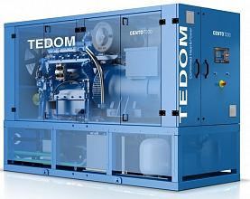 Газовый генератор Tedom Cento T120 в кожухе — фото 2